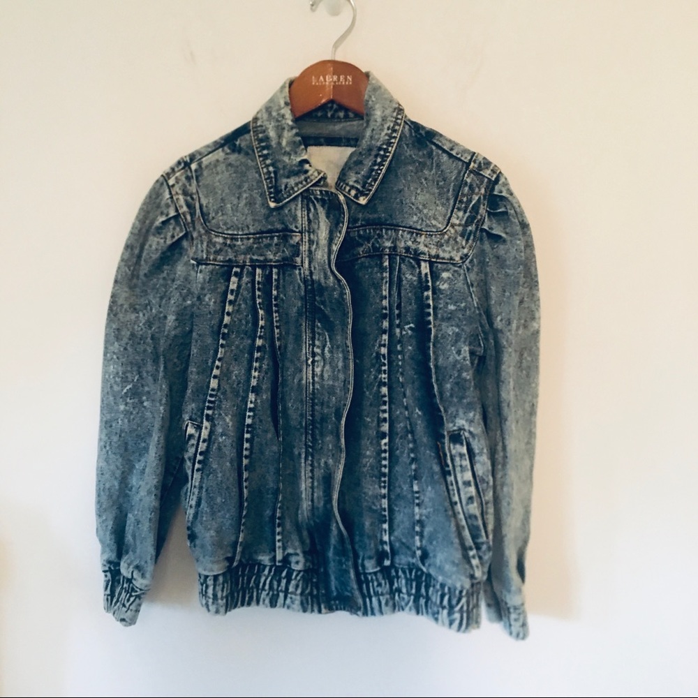 VTG Gitano Acid Wash Jean Jacket